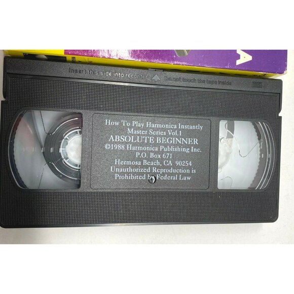How to Play Harmonica Instantly VHS Learn Video 1988 Absolute Beginner Vol 1 - Picture 3 of 7